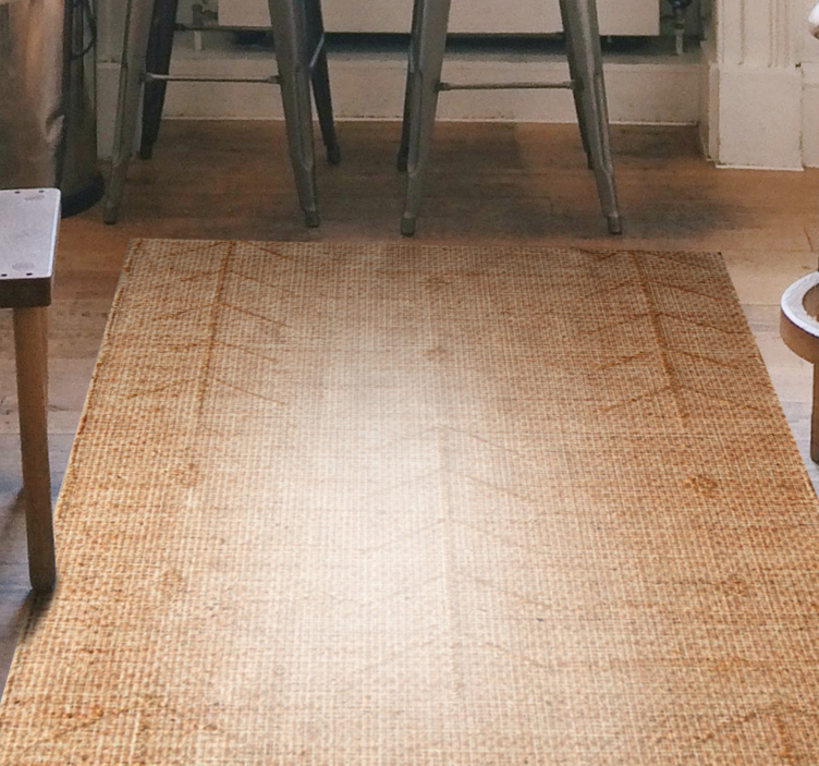 Tappeto in vinile soggiorno consistenza naturale - TenStickers