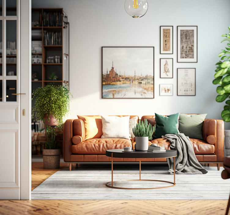 Tappeto vinile effetto legno legname simulato - TenStickers