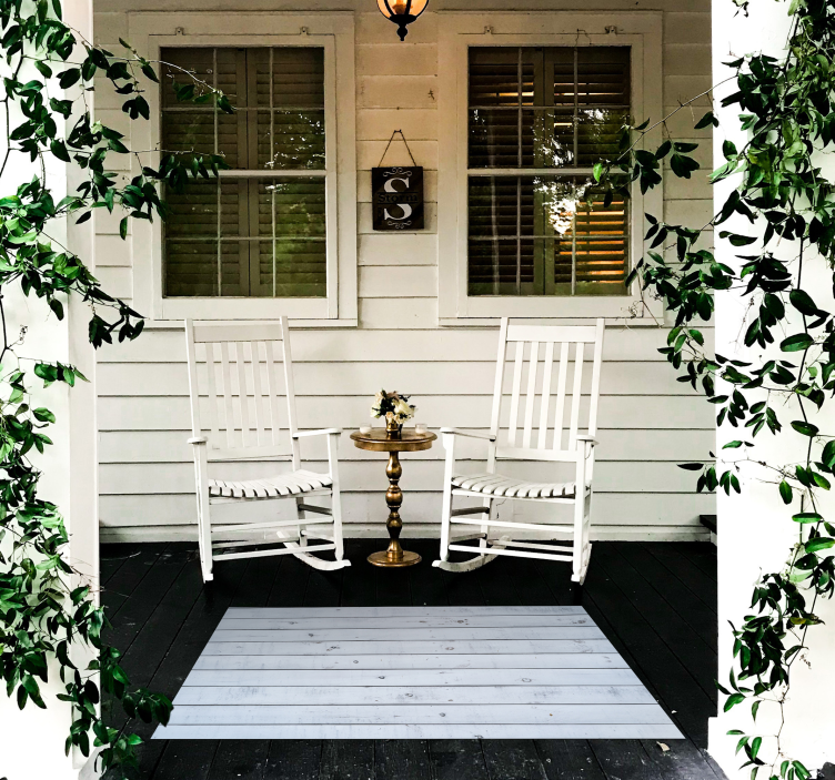 Tappeto vinile effetto legno rustico in legno - TenStickers