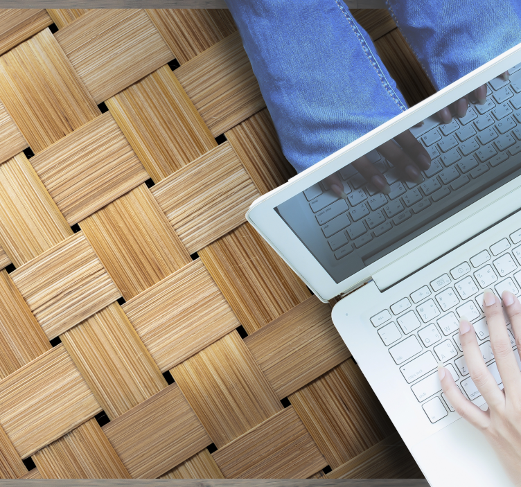 Tappeto vinile effetto legno simulazione del parquet - TenStickers