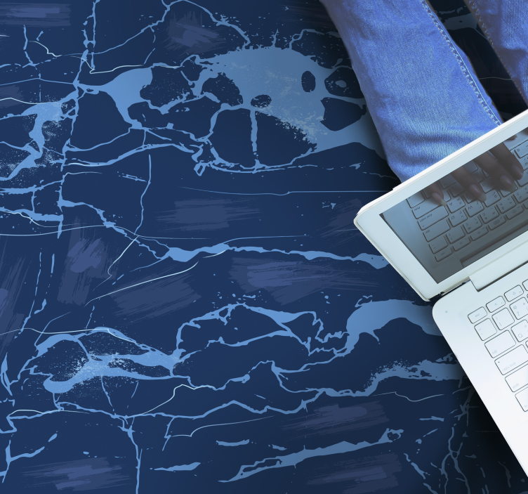 Tappeto vinile effetto marmo effetto superficie marmorea - TenStickers