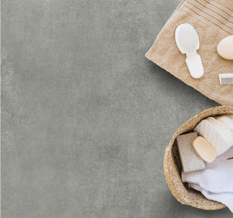 Tappeto vinile effetto marmo elegante superficie grigia - TenStickers