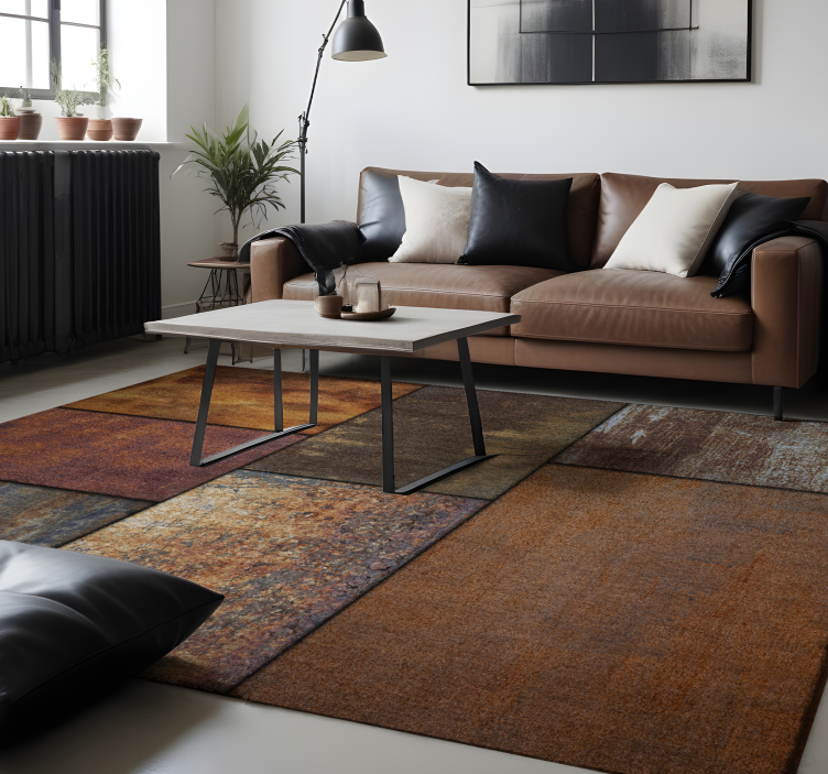 Tappeto vinile effetto pietra eleganza rustica in pietra - TenStickers