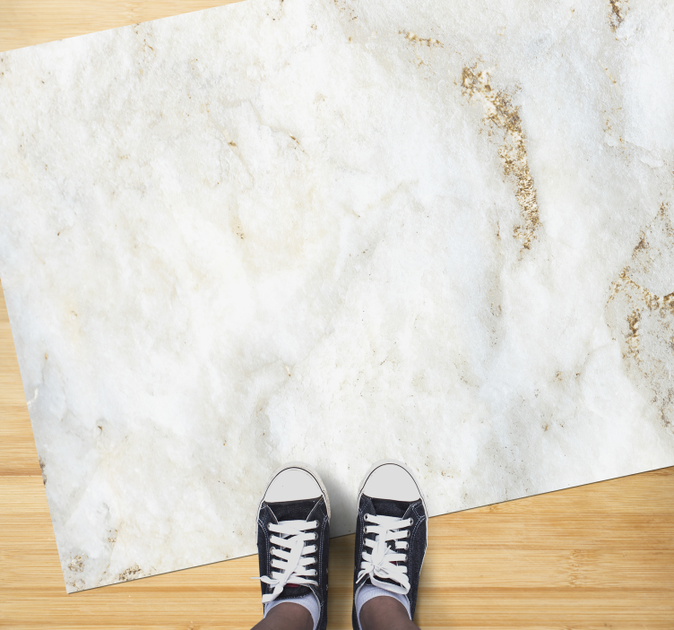 Tappeto vinile effetto marmo motivo sofisticato - TenStickers