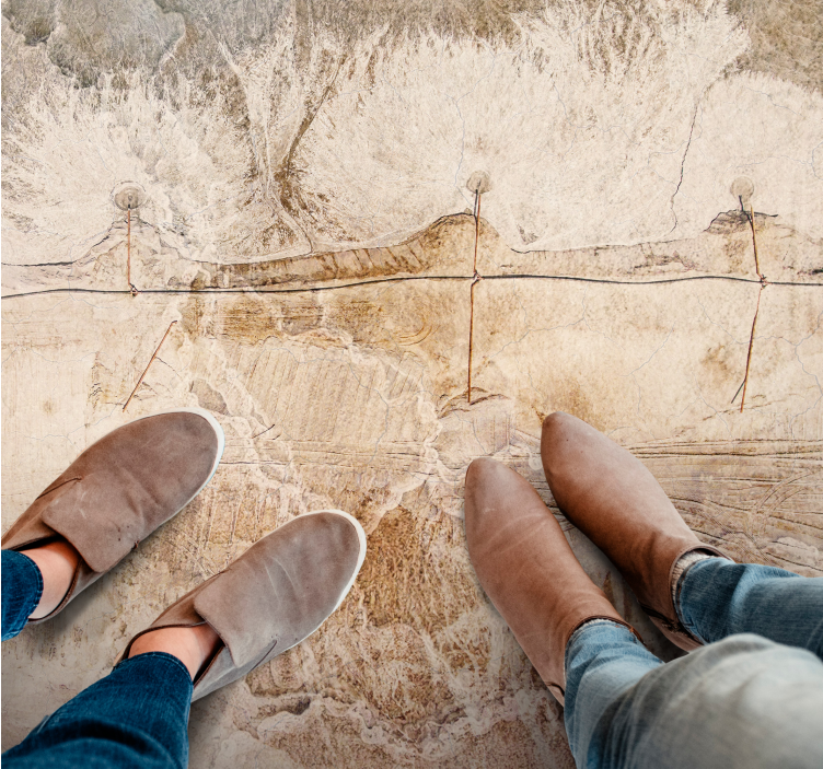 Tappeto vinile effetto pietra texture pietra naturale - TenStickers