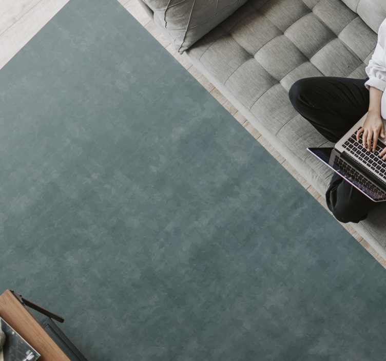 Tappeto vinile effetto marmo tonalità verde acqua smorzata - TenStickers