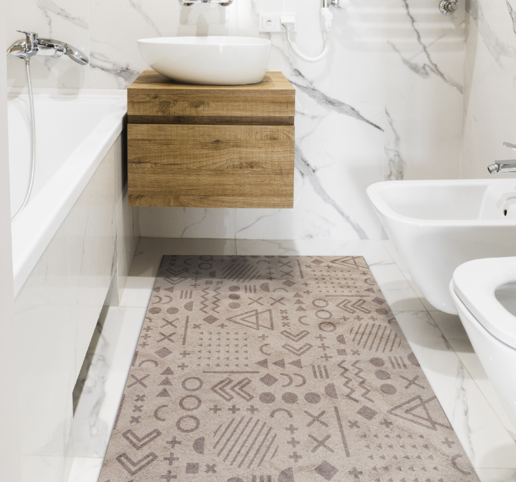 Tappeto vinile etnico accessorio a fantasia etnica - TenStickers