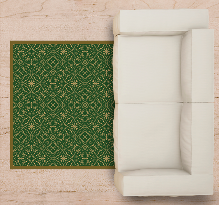 Tappeto vinile fiori grazioso motivo botanico - TenStickers