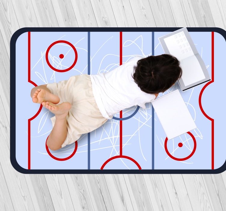 Tappeto vinile giochi campo da gioco dell'hockey - TenStickers