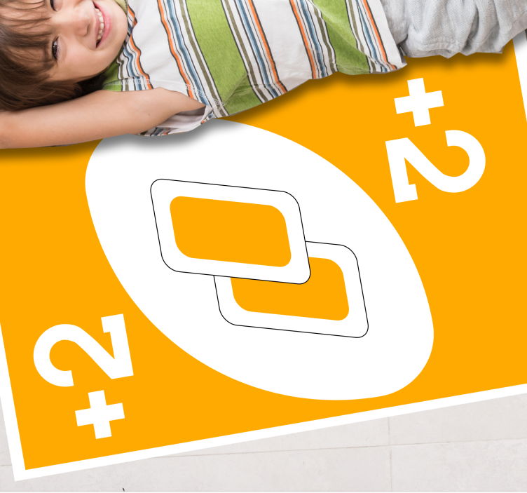 Tappeto vinile giochi +2 carta - TenStickers