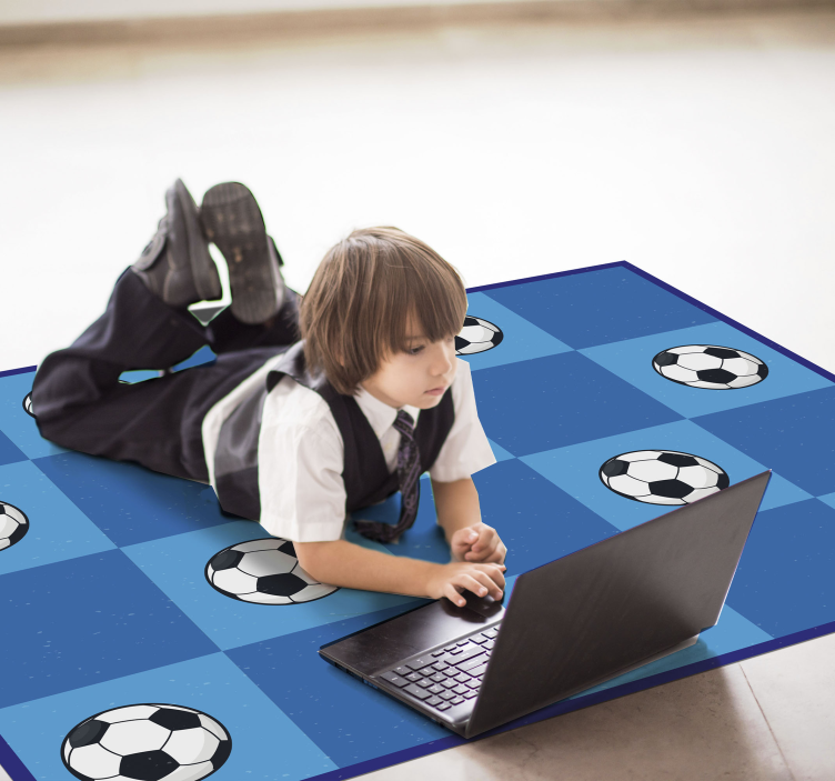 Tappeto vinile giochi fantasia calcio - TenStickers