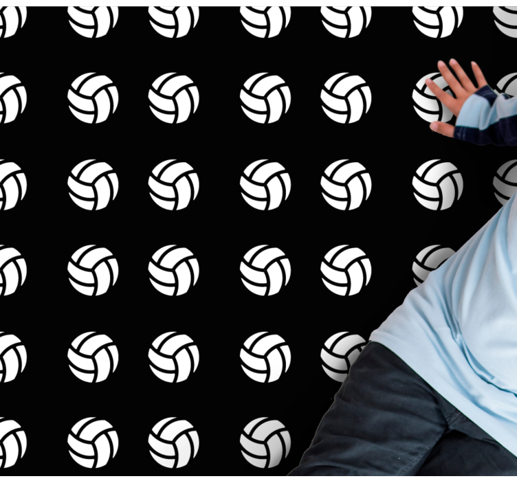 Tappeto vinile giochi modello pallavolo - TenStickers