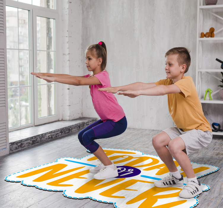 Tappeto vinile giochi oggi o mai più - TenStickers