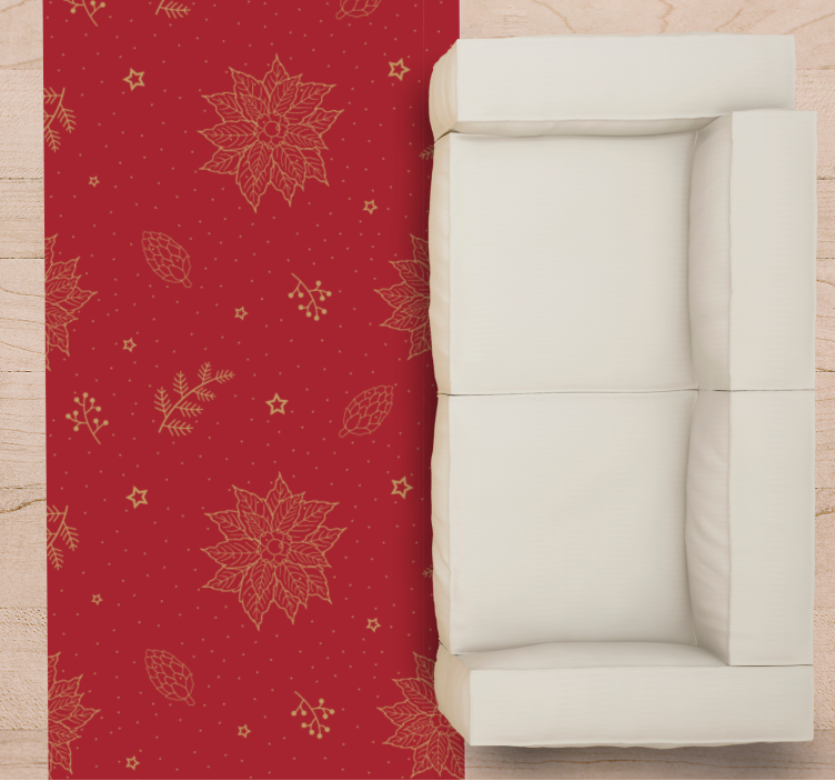 Tappeto vinile Mandala motivi floreali festivi - TenStickers