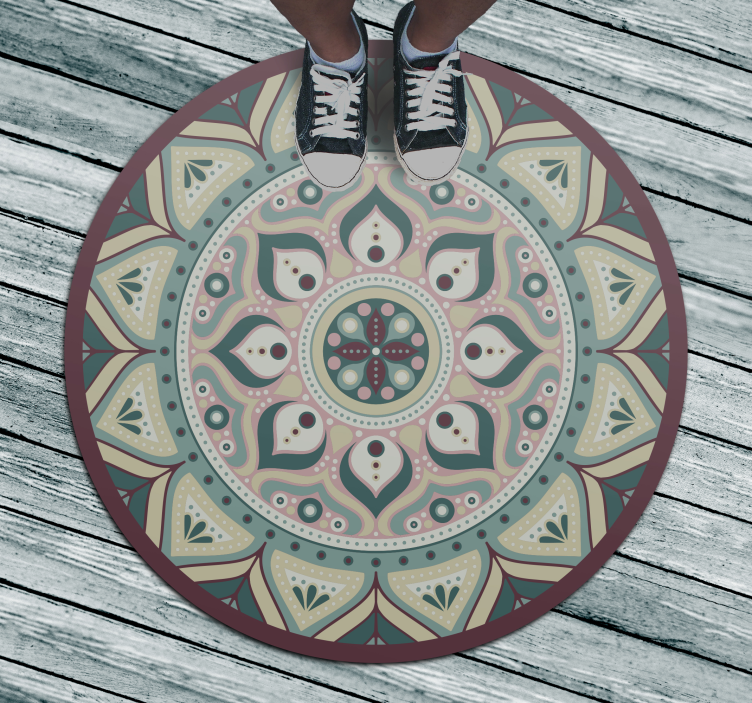 Tappeto vinile Mandala disegno circolare mandala - TenStickers