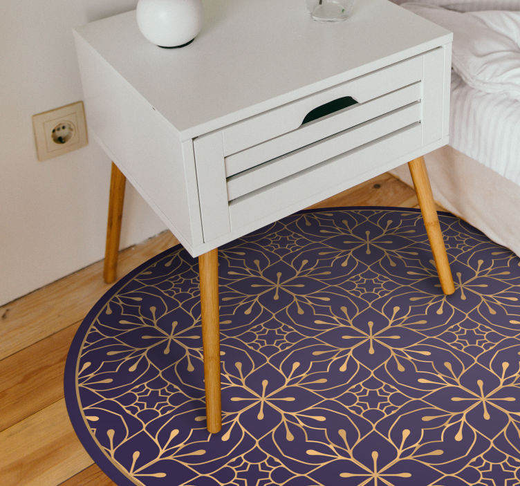 Tappeto vinile Mandala eleganza floreale mandala - TenStickers
