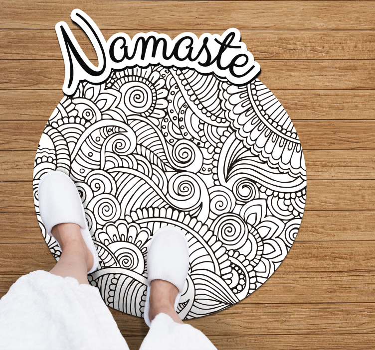 Tappeto vinile Mandala mandala namasté - TenStickers