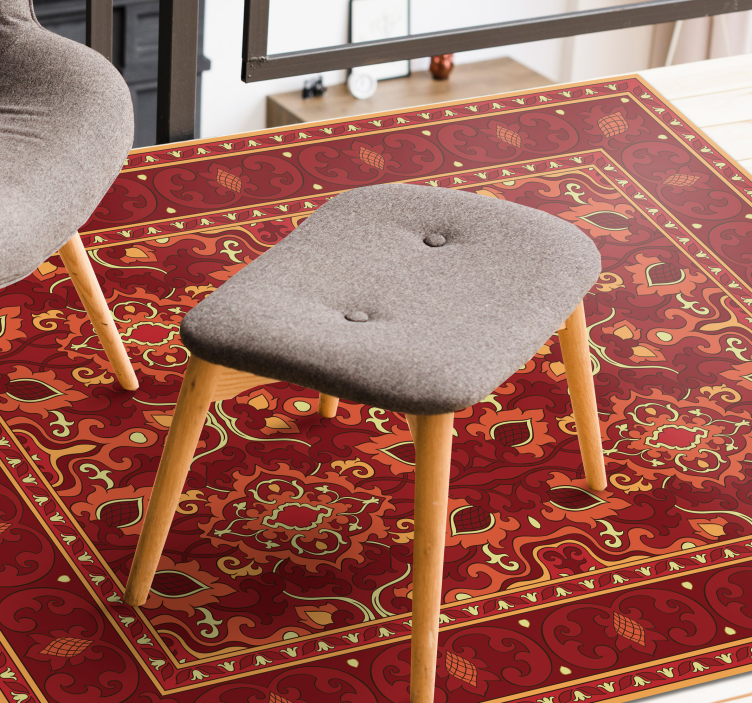 Tappeto vinile Mandala medaglione ornato - TenStickers