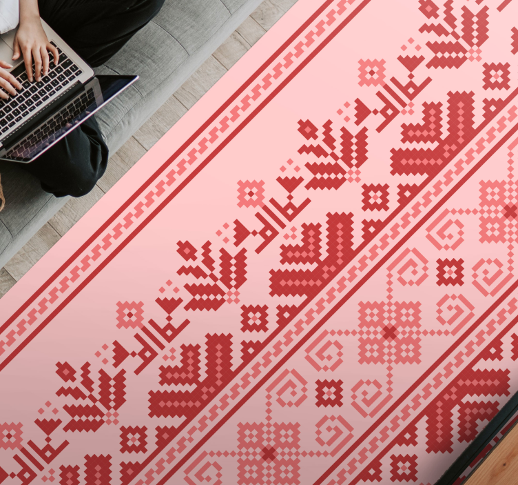 Tappeto vinile Mandala motivo ornamentale etnico - TenStickers