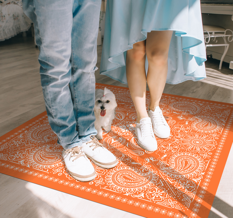 Tappeto vinile Mandala ornamento mandala - TenStickers