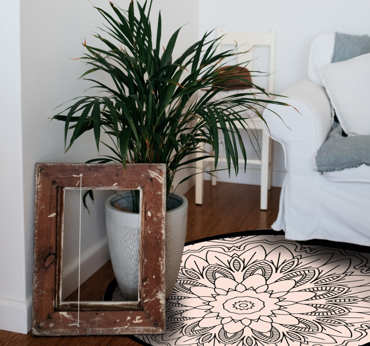 Tappeto vinile Mandala semplicità del mandala - TenStickers