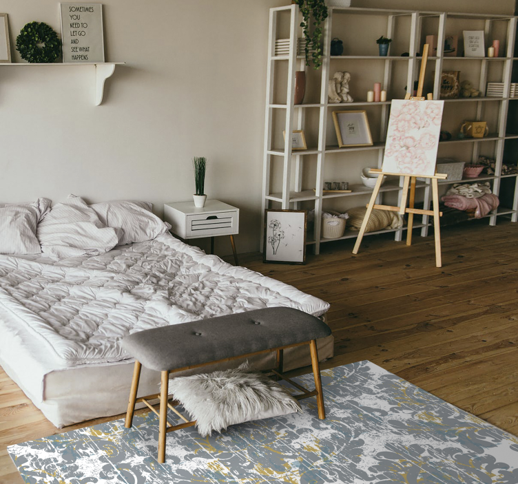 Tappeto vinile mosaico composizione astratta del mosaico - TenStickers