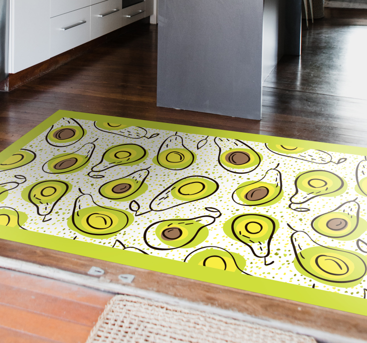 Tappeto pvc cucina delizia di avocado - TenStickers
