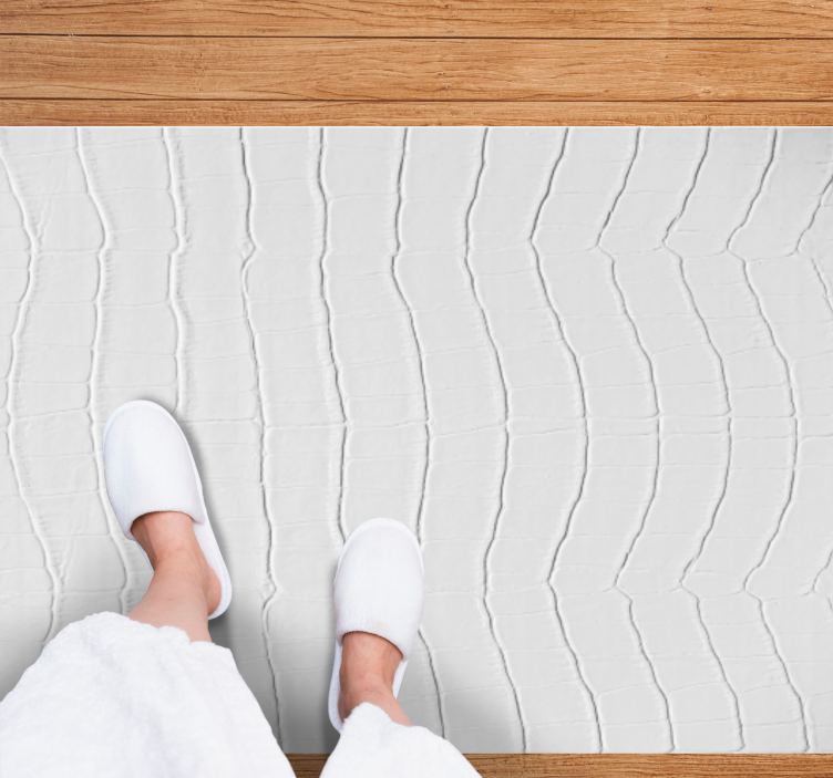 Tappeto vinile stampa animale coccodrillo elegante - TenStickers