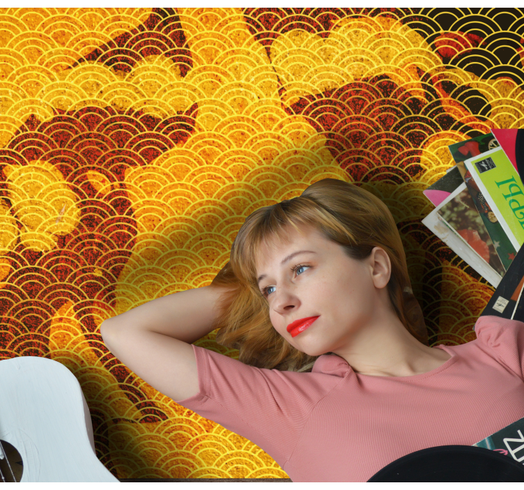 Tappeto vinile etnico seigaiha giapponese - TenStickers