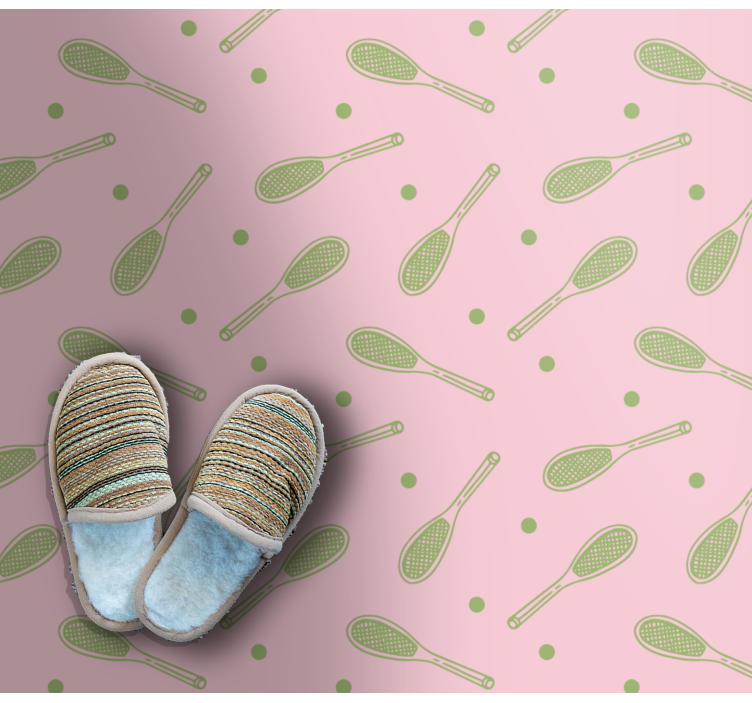 Tappeto vinile giochi modello di racchetta - TenStickers