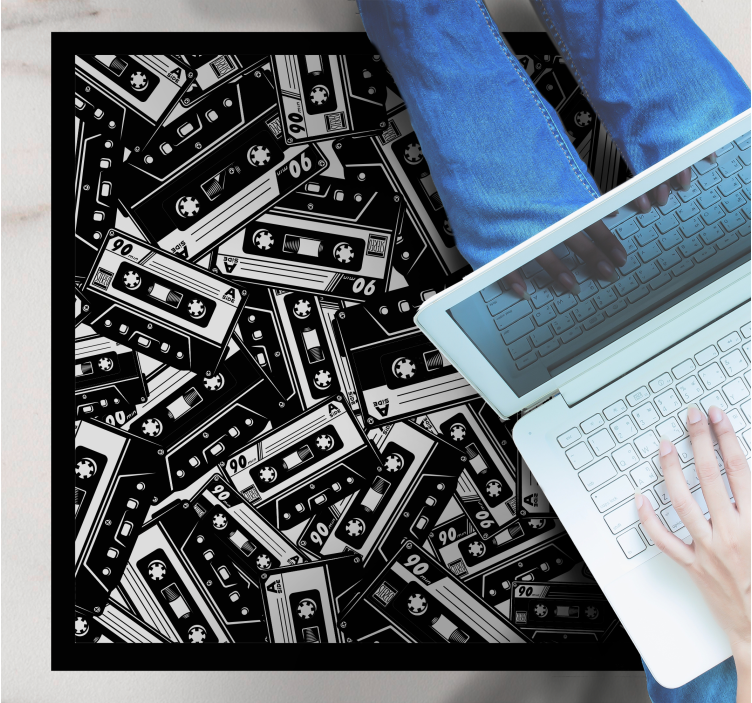 Tappeto vinile per ragazzi motivo a cassetta - TenStickers