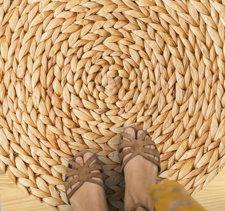 Tappeto vinile motivi motivo intrecciato - TenStickers