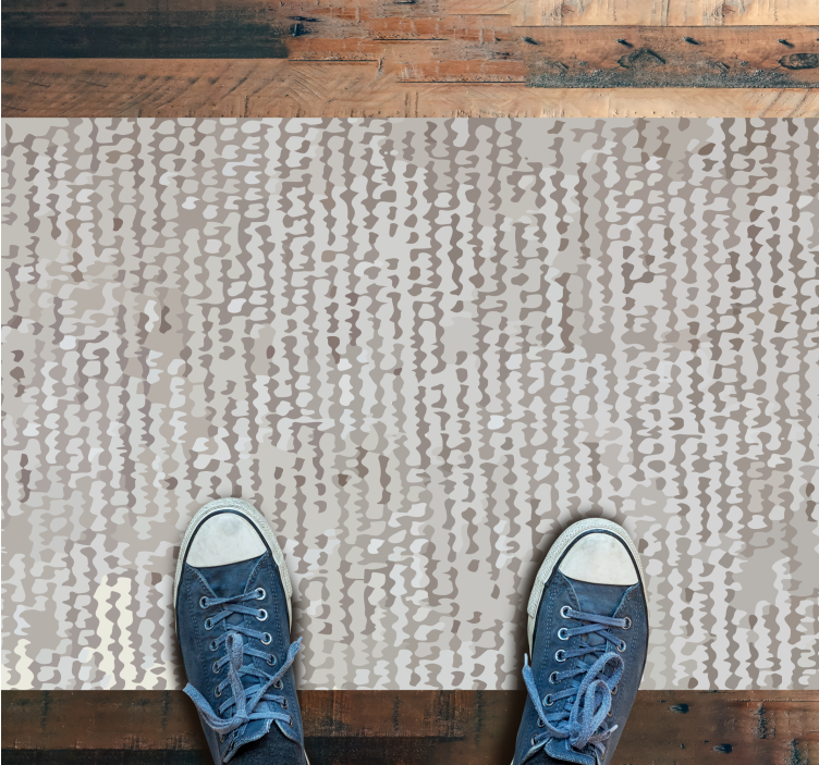 Tappeto vinile camera da letto motivo neutro morbido - TenStickers