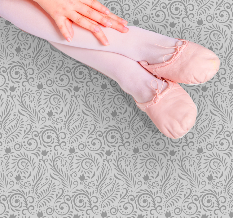 Tappeto vinile moderno sofisticato motivo botanico - TenStickers