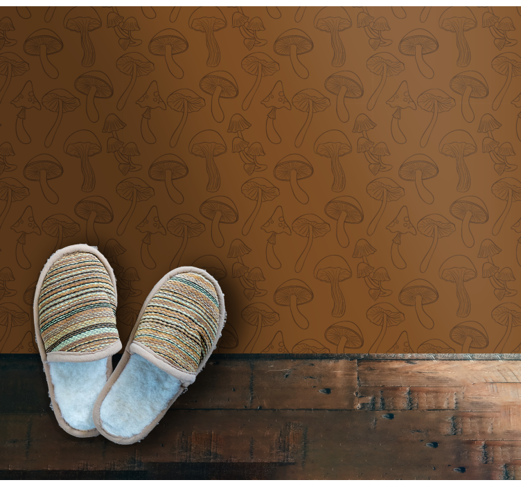 Tappeto vinile natura modello fungo - TenStickers