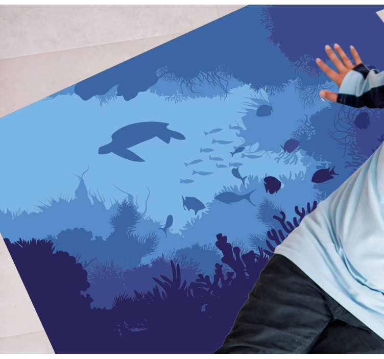 Tappeto vinile natura scena subacquea - TenStickers