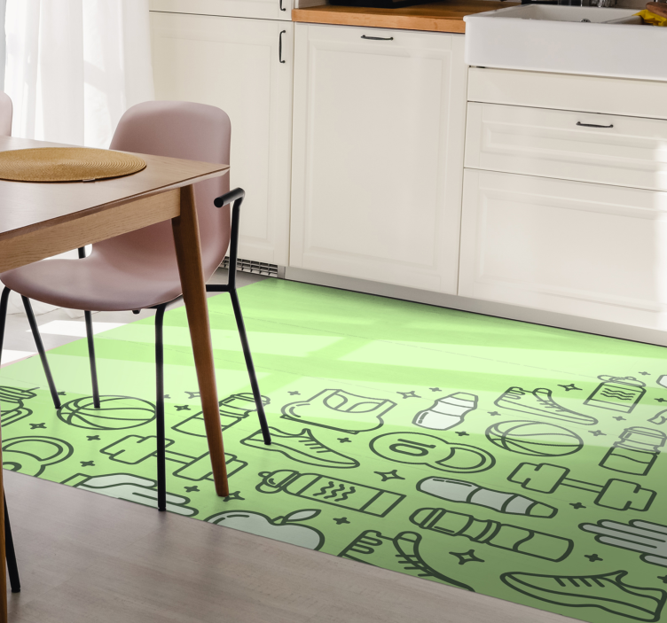 Tappeto vinile per bambini accessori per il fitness - TenStickers