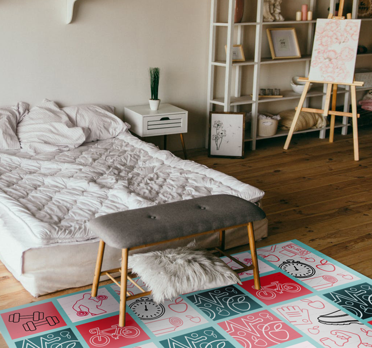 Tappeto vinile per bambini arredamento giocoso per bambini - TenStickers