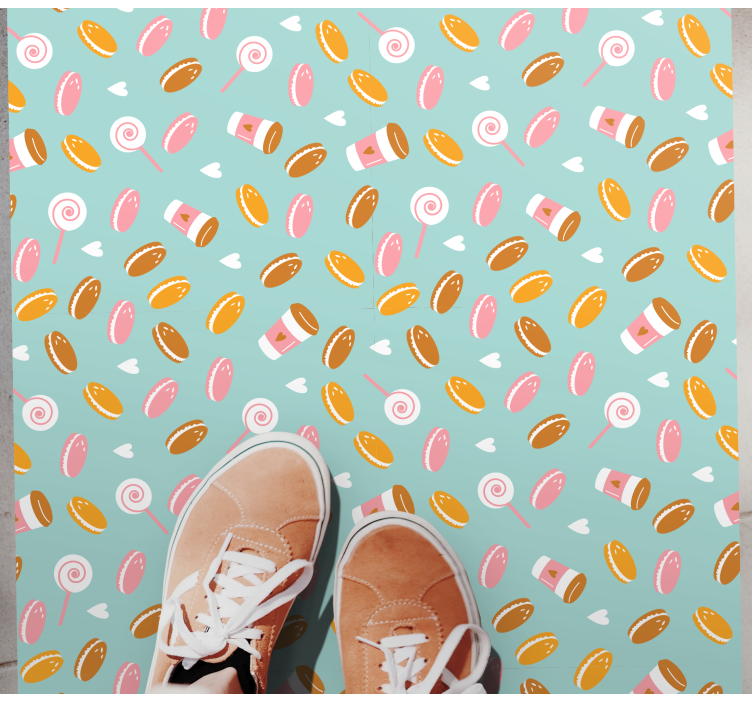 Tappeto vinile per bambini collezione di delizie deliziose - TenStickers