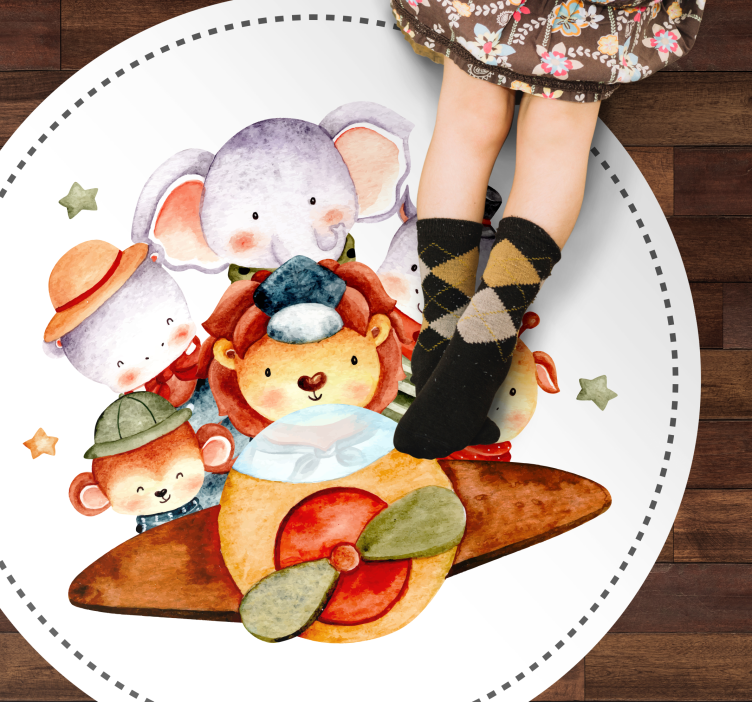 Tappeto vinile per bambini compagni dei bambini - TenStickers