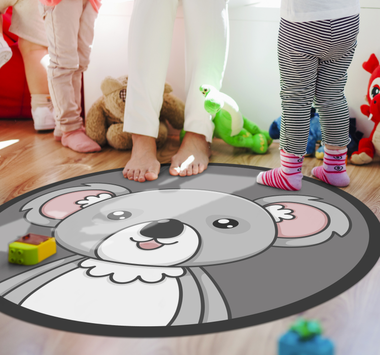 Tappeto vinile per bambini illustrazione koala carina - TenStickers
