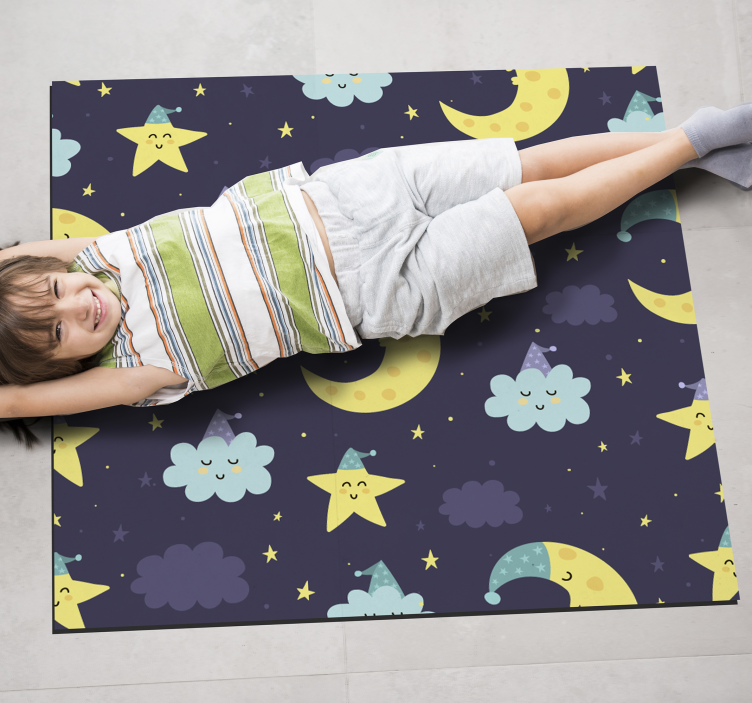 Tappeto vinile per bambini sonno celeste - TenStickers
