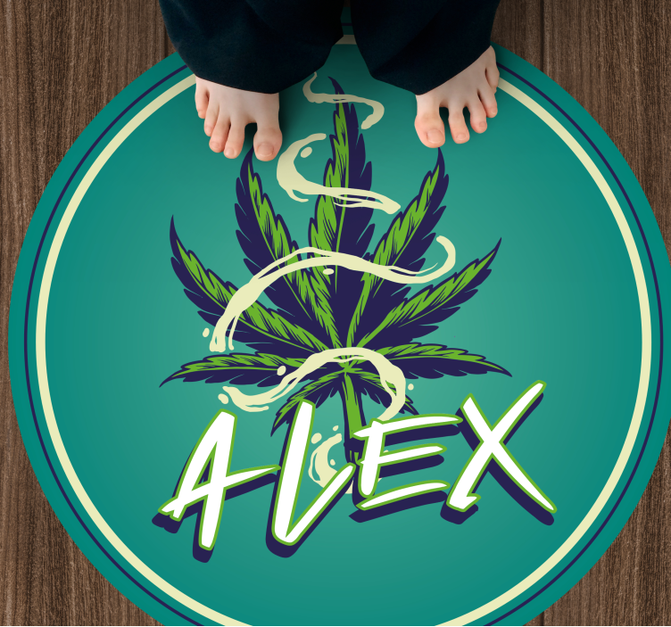 Tappeto vinile per ragazzi cerchio dei nomi - TenStickers