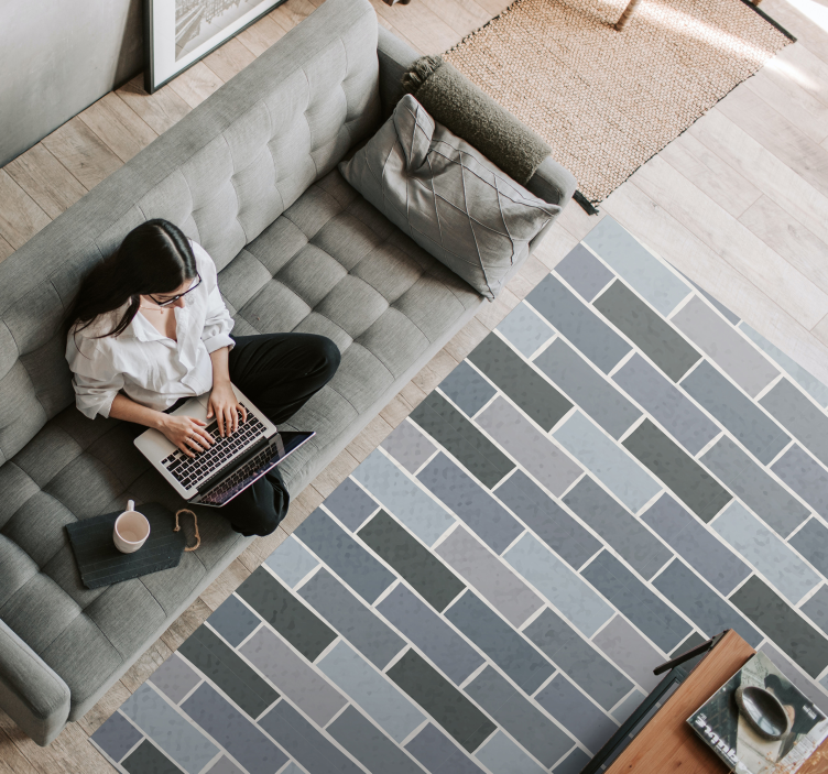 Tappeti vinile motivi modello in muratura - TenStickers