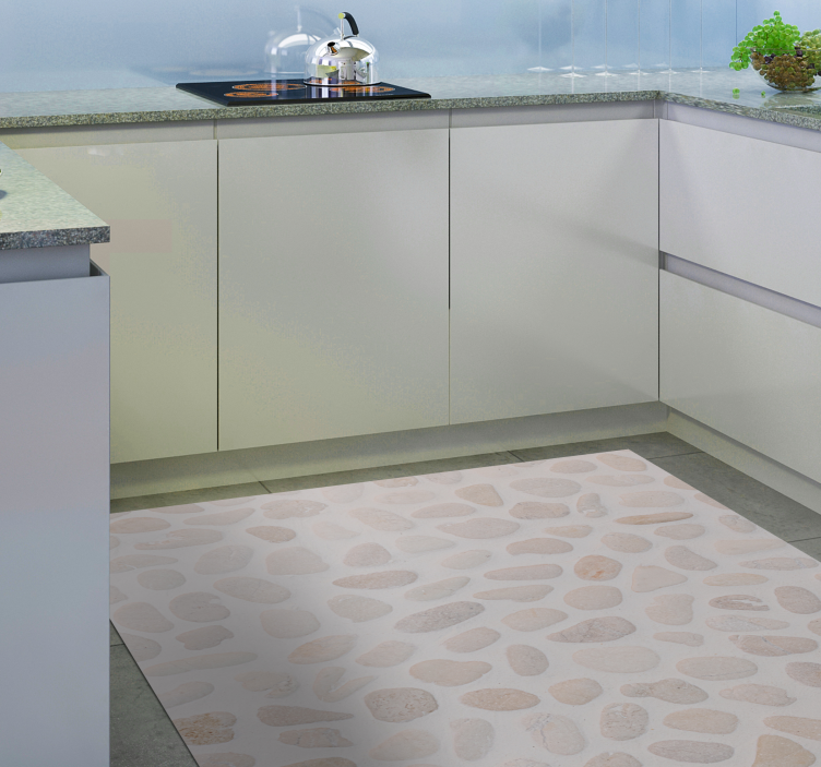 Tappeto vinile stampa animale motivo ciottoli neutro - TenStickers