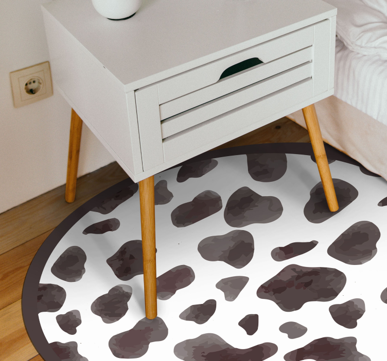 Tappeto vinile stampa animale stile pelle di mucca - TenStickers