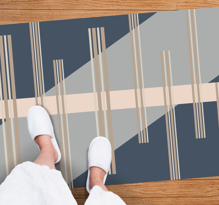Tappeto vinile strisce estetica a strisce - TenStickers