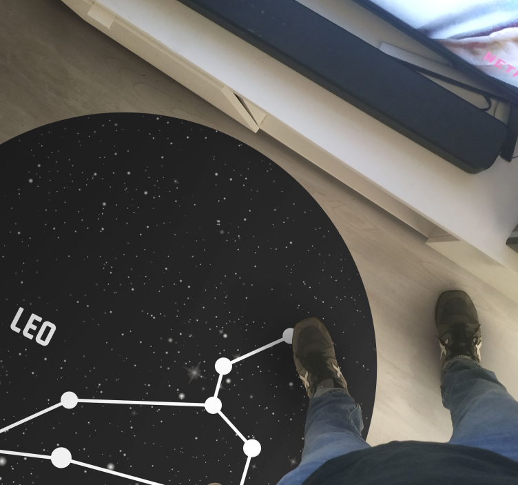 Tappetto vinile stelle astronomia delle costellazioni - TenStickers