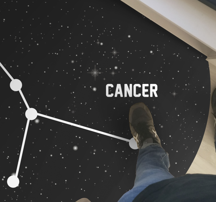 Tappetto vinile stelle costellazione celeste - TenStickers