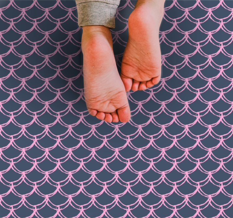 Tappetto vinile stelle elegante motivo stellato - TenStickers